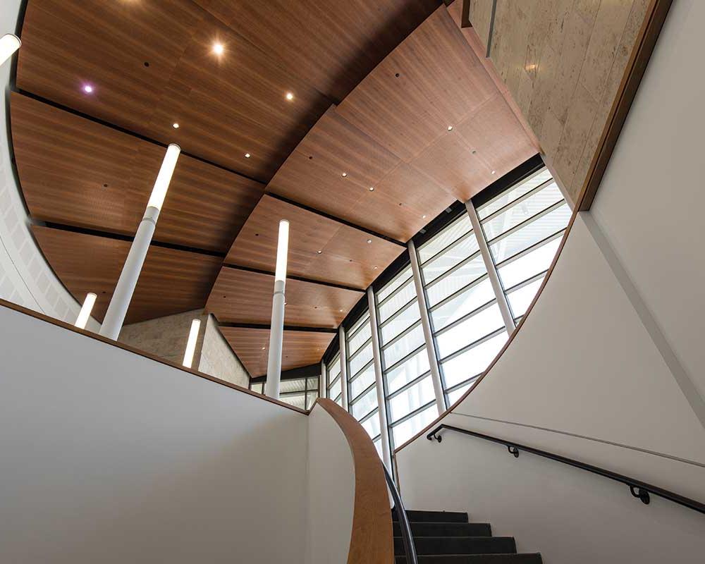 Staircase Leading into Music Wing Lobby