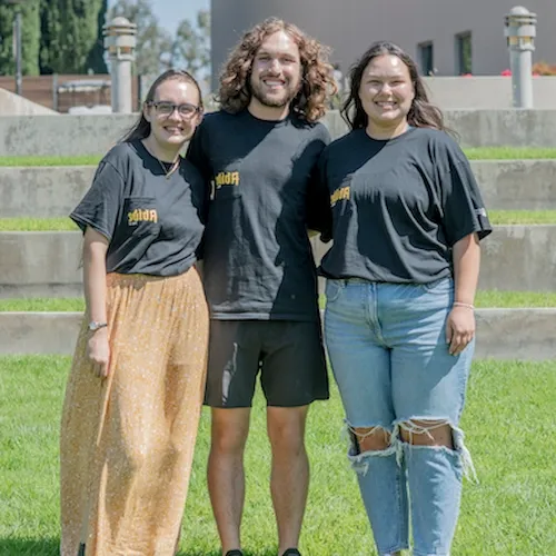 Leah Sugita, Harrison Schmidt, and Elizabeth Sedgwick