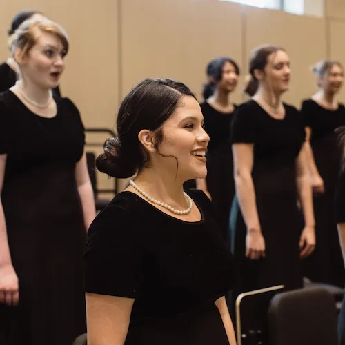 Image of vocalists performing